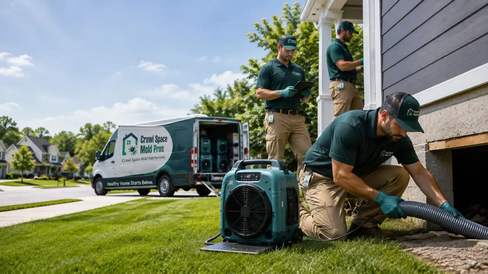 Crawl Space Mold Removal in Boston, VA